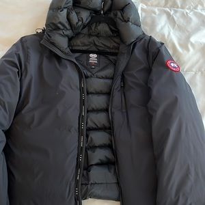 Canada Goose Lodge Matte Finish Down Hooded Jacket